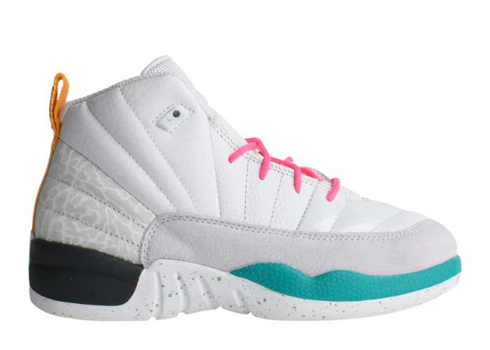 Air Jordan 12 Retro White Vapor Green (PS) - 151186-130